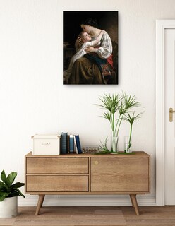 Foto 3 | Cuadro Decorativo - La Palanca (1865)- William Bouguereau - Fotografía - 46x61 - Impresión En Lienzo - Fine Art Tj