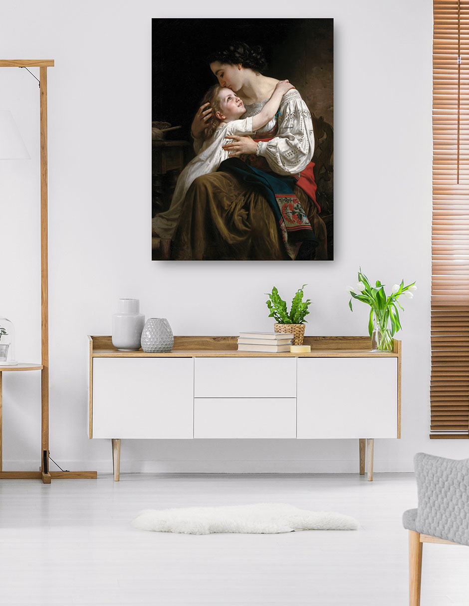 Foto 6 pulgar | Cuadro Decorativo - La Palanca (1865)- William Bouguereau - Fotografía - 46x61 - Impresión En Lienzo - Fine Art Tj