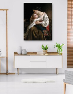 Foto 5 | Cuadro Decorativo - La Palanca (1865)- William Bouguereau - Fotografía - 46x61 - Impresión En Lienzo - Fine Art Tj