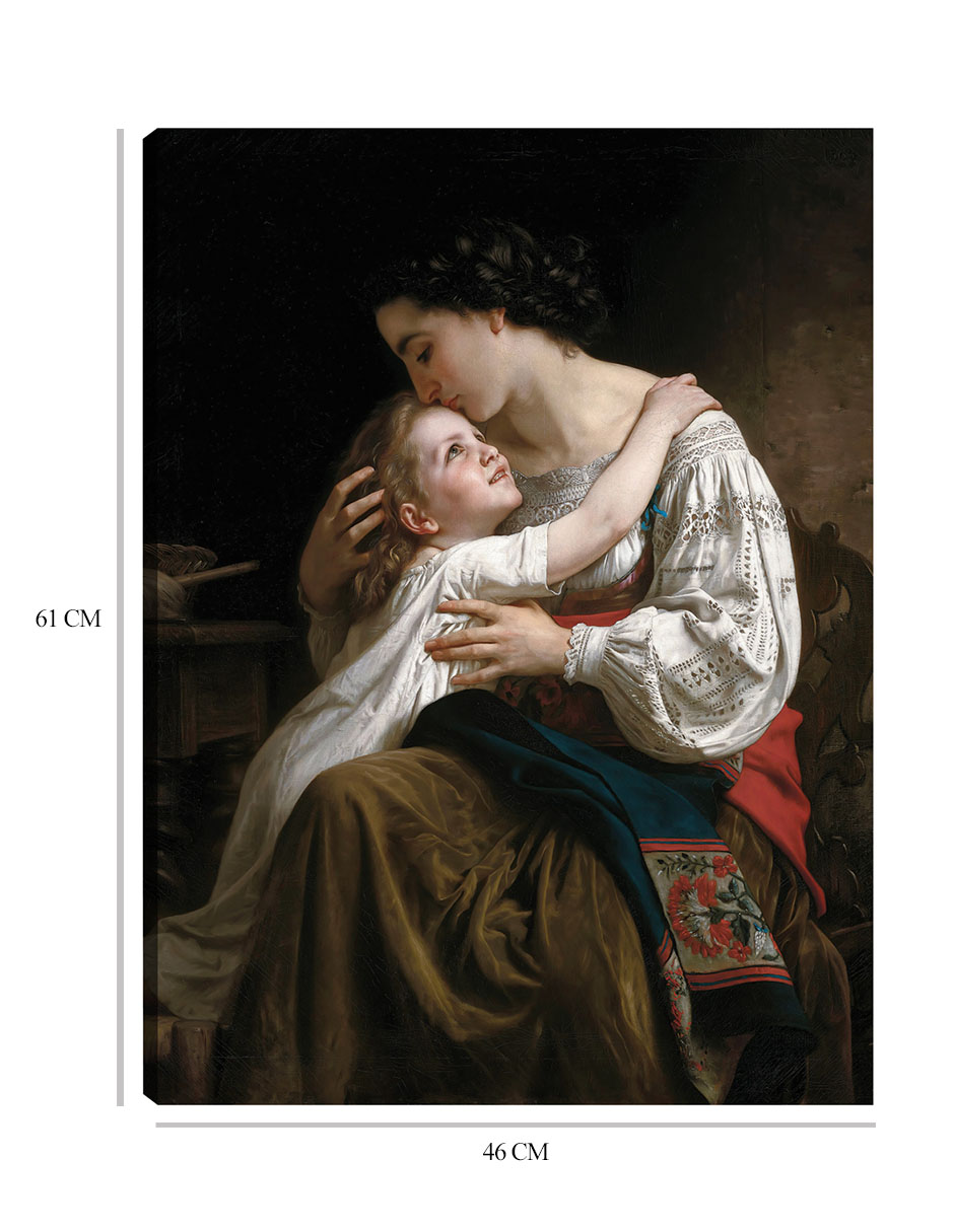 Foto 7 pulgar | Cuadro Decorativo - La Palanca (1865)- William Bouguereau - Fotografía - 46x61 - Impresión En Lienzo - Fine Art Tj