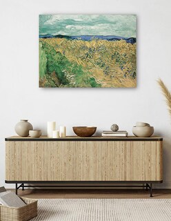 Foto 5 | Cuadro Decorativo - Campo De Trigo Con Acianos (1890)- Vincent Van Gogh - Religión - 46x61 - Impresión En Lienzo