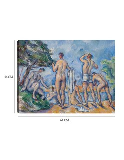 Foto 6 | Cuadro Decorativo - Bañistas (1890-1892)- Paul Cézanne - Religión - 46x61 - Impresión En Lienzo - Fine Art Tj