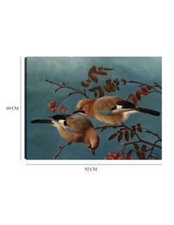 Foto 6 | Cuadro Decorativo - Arrendajos (1877)- Ferdinand Von Wright - Religión - 69x92 - Impresión En Lienzo - Fine Art Tj