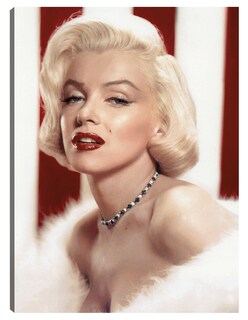 Foto 1 | Cuadro Decorativo - Marilyn Monroe, Revista Photoplay, 1953- Unknown - Fotografía - 46x61 - Impresión En Lienzo -