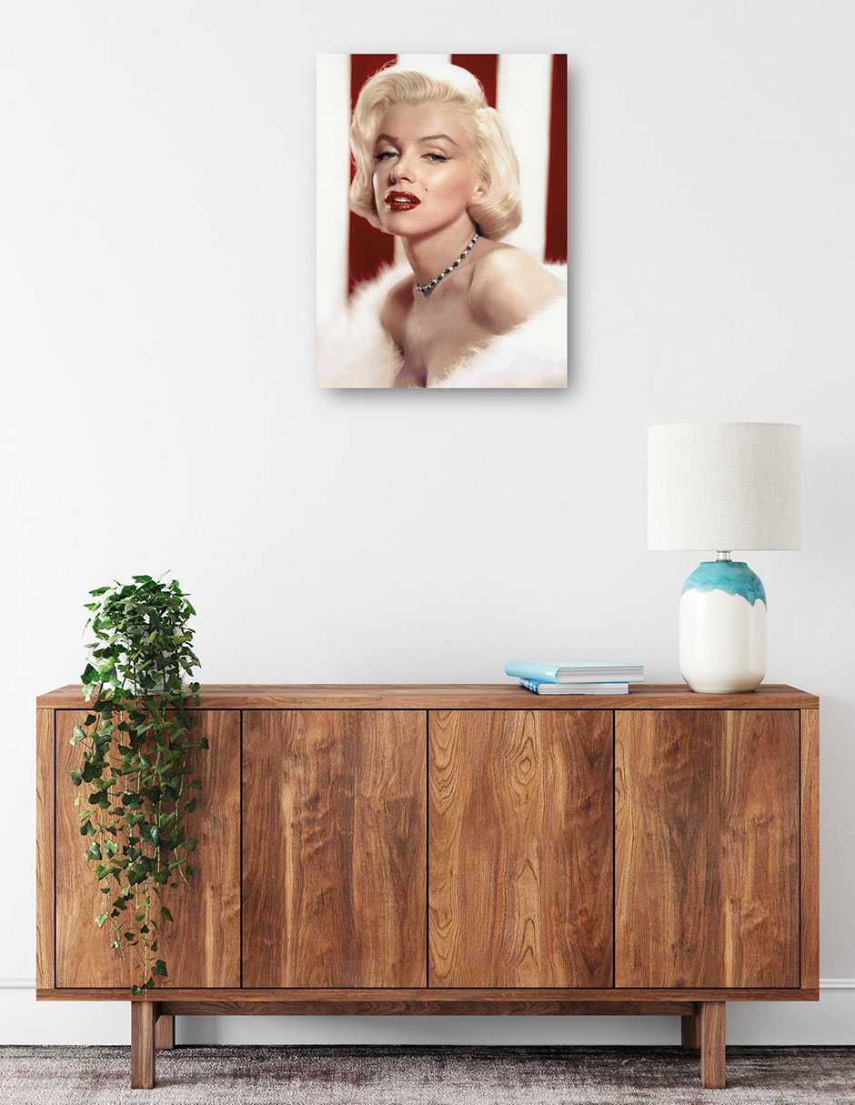 Foto 3 pulgar | Cuadro Decorativo - Marilyn Monroe, Revista Photoplay, 1953- Unknown - Fotografía - 46x61 - Impresión En Lienzo -