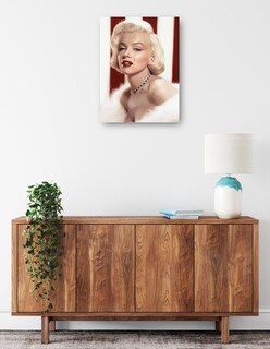 Foto 2 | Cuadro Decorativo - Marilyn Monroe, Revista Photoplay, 1953- Unknown - Fotografía - 46x61 - Impresión En Lienzo -