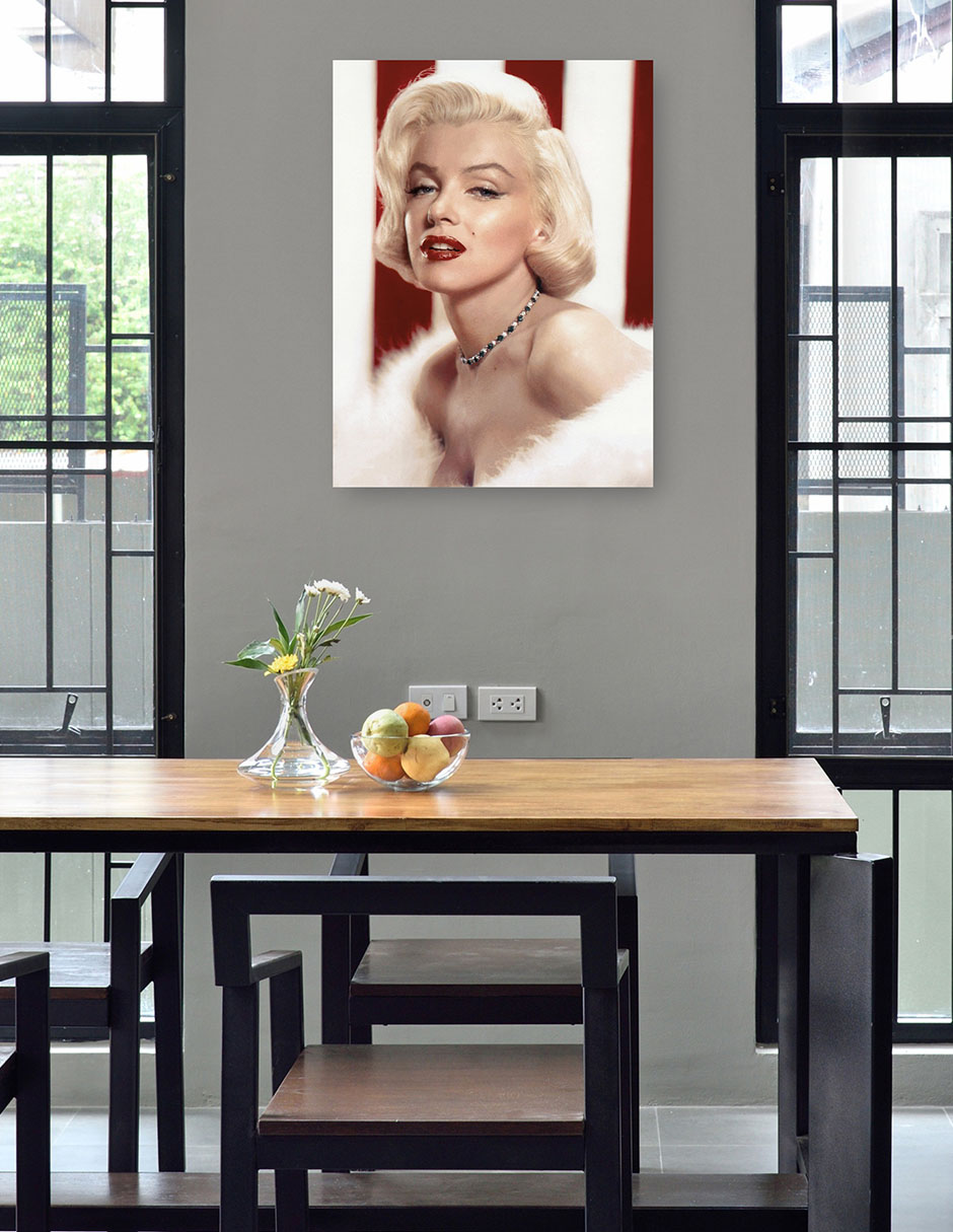 Foto 5 pulgar | Cuadro Decorativo - Marilyn Monroe, Revista Photoplay, 1953- Unknown - Fotografía - 46x61 - Impresión En Lienzo -