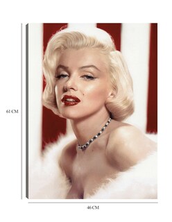 Foto 6 | Cuadro Decorativo - Marilyn Monroe, Revista Photoplay, 1953- Unknown - Fotografía - 46x61 - Impresión En Lienzo -