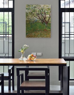 Foto 4 | Cuadro Decorativo - El Huerto Floreciente (1888)- Vincent Van Gogh - Abstracto - 46x61 - Impresión En Lienzo - Fine A