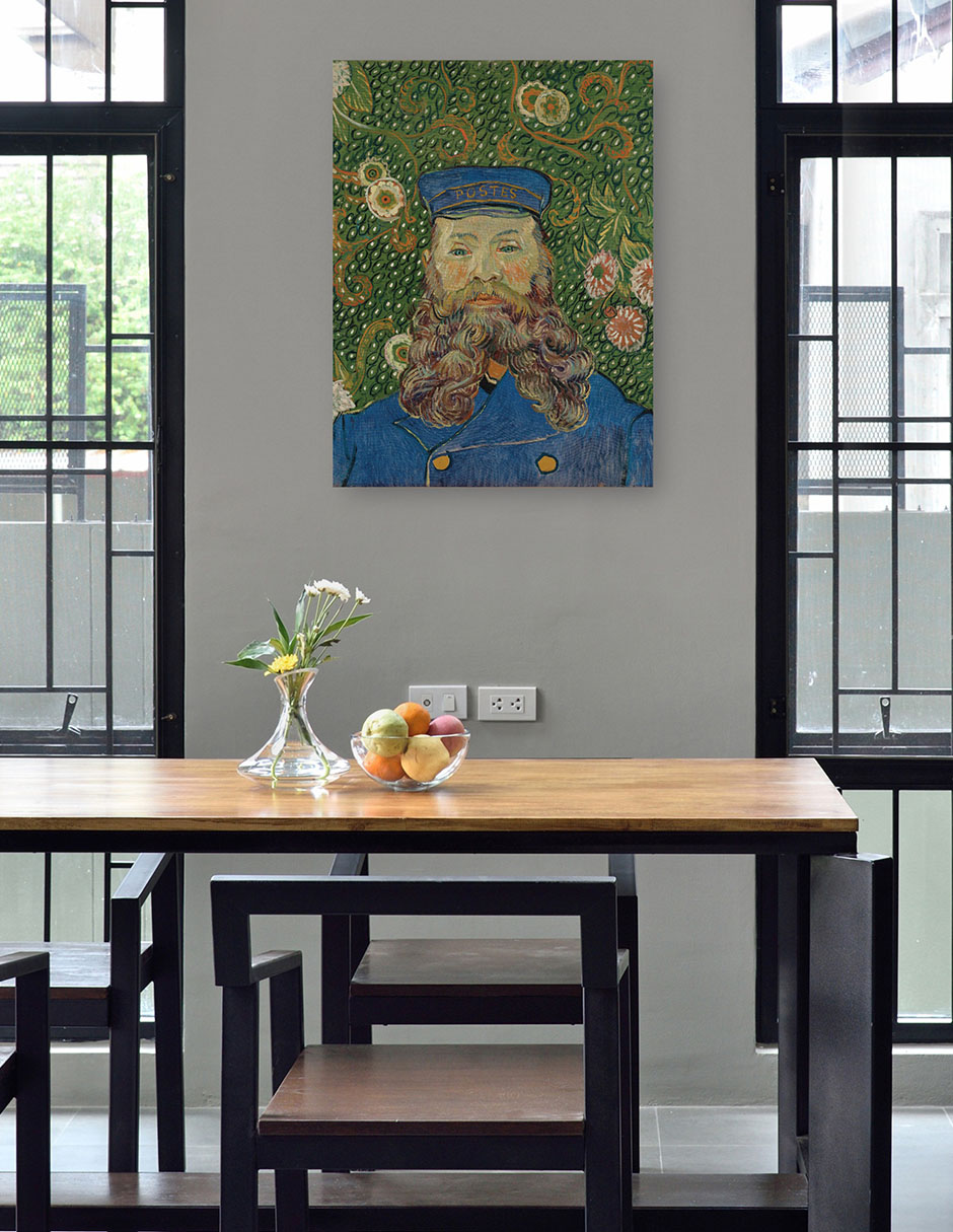 Foto 4 | Cuadro Decorativo - Retrato De José Roulin (1889)- Vincent Van Gogh - Fotografía - 46x61 - Impresión En Lienzo -