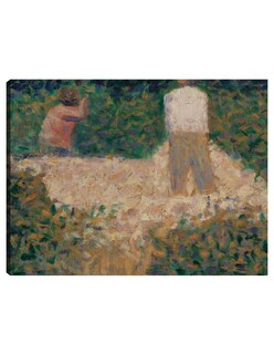 Foto 1 | Cuadro Decorativo - Dos Rompepiedras (ca. 1881)- Georges Seurat - Fotografía - 69x92 - Impresión En Lienzo - Fine Art