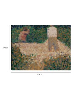 Foto 6 | Cuadro Decorativo - Dos Rompepiedras (ca. 1881)- Georges Seurat - Fotografía - 69x92 - Impresión En Lienzo - Fine Art