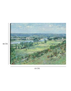 Foto 6 | Cuadro Decorativo - El Valle Del Sena- Theodore Robinson - Religión - 46x61 - Impresión En Lienzo - Fine Art Tj