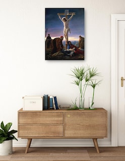 Foto 3 | Cuadro Decorativo - Cristo En La Cruz (1870)- Carl Bloch - Religión - 28x36 - Impresión En Lienzo - Fine Art Tj