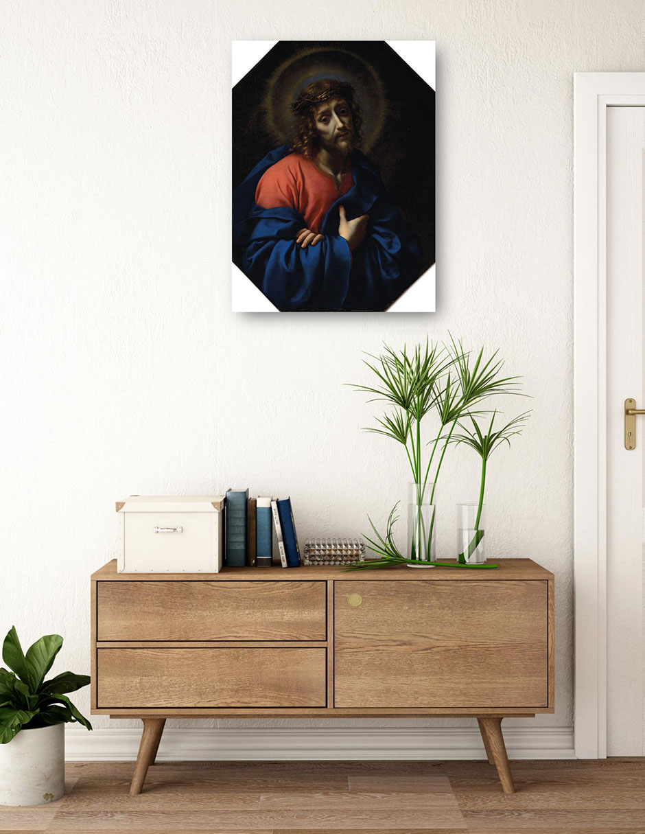 Foto 4 pulgar | Cuadro Decorativo - Ecce Homo - He Aquí El Hombre - Jesús- Carlo Dolci - Religión - 46x61 - Impresión En Lienzo