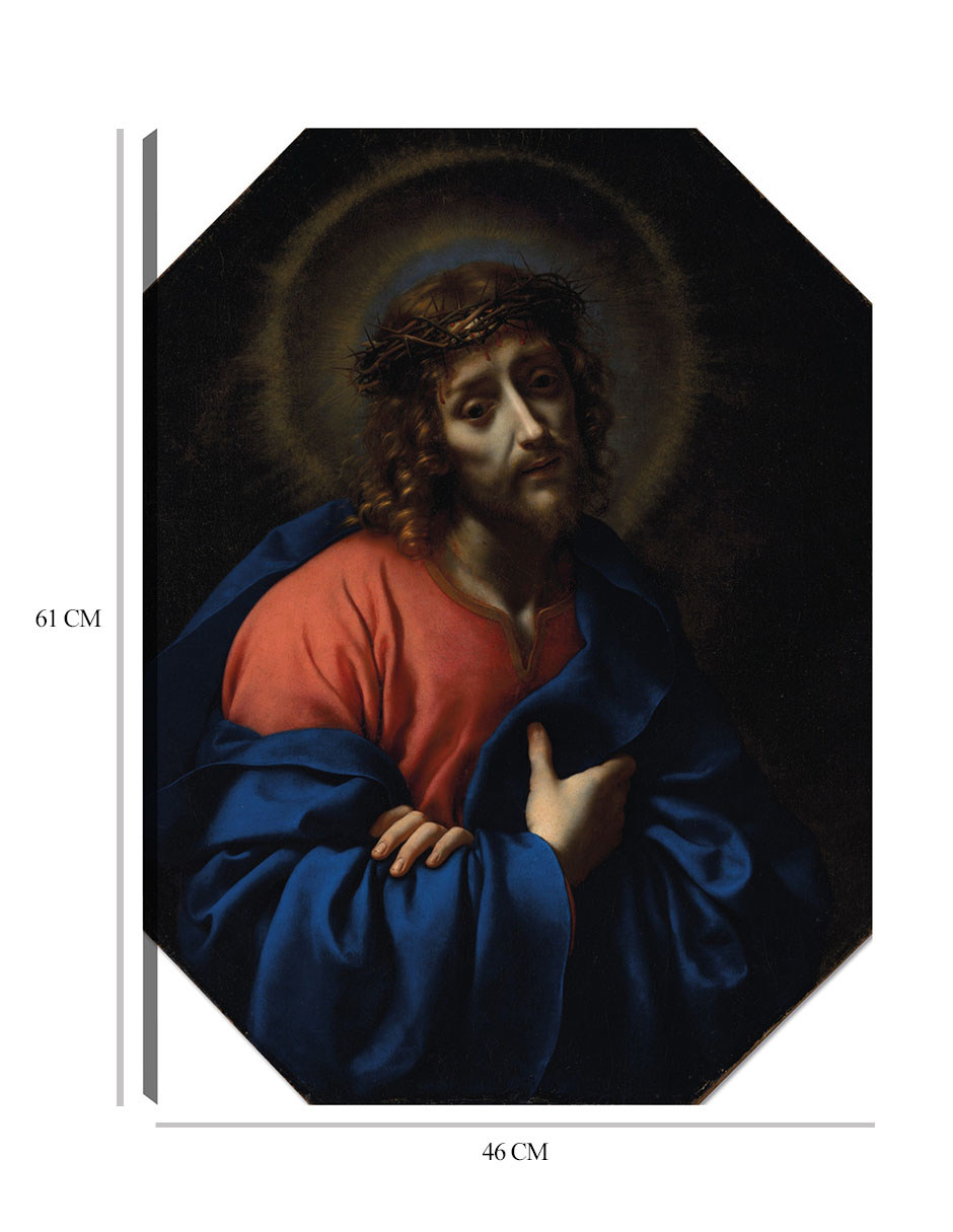 Foto 7 pulgar | Cuadro Decorativo - Ecce Homo - He Aquí El Hombre - Jesús- Carlo Dolci - Religión - 46x61 - Impresión En Lienzo