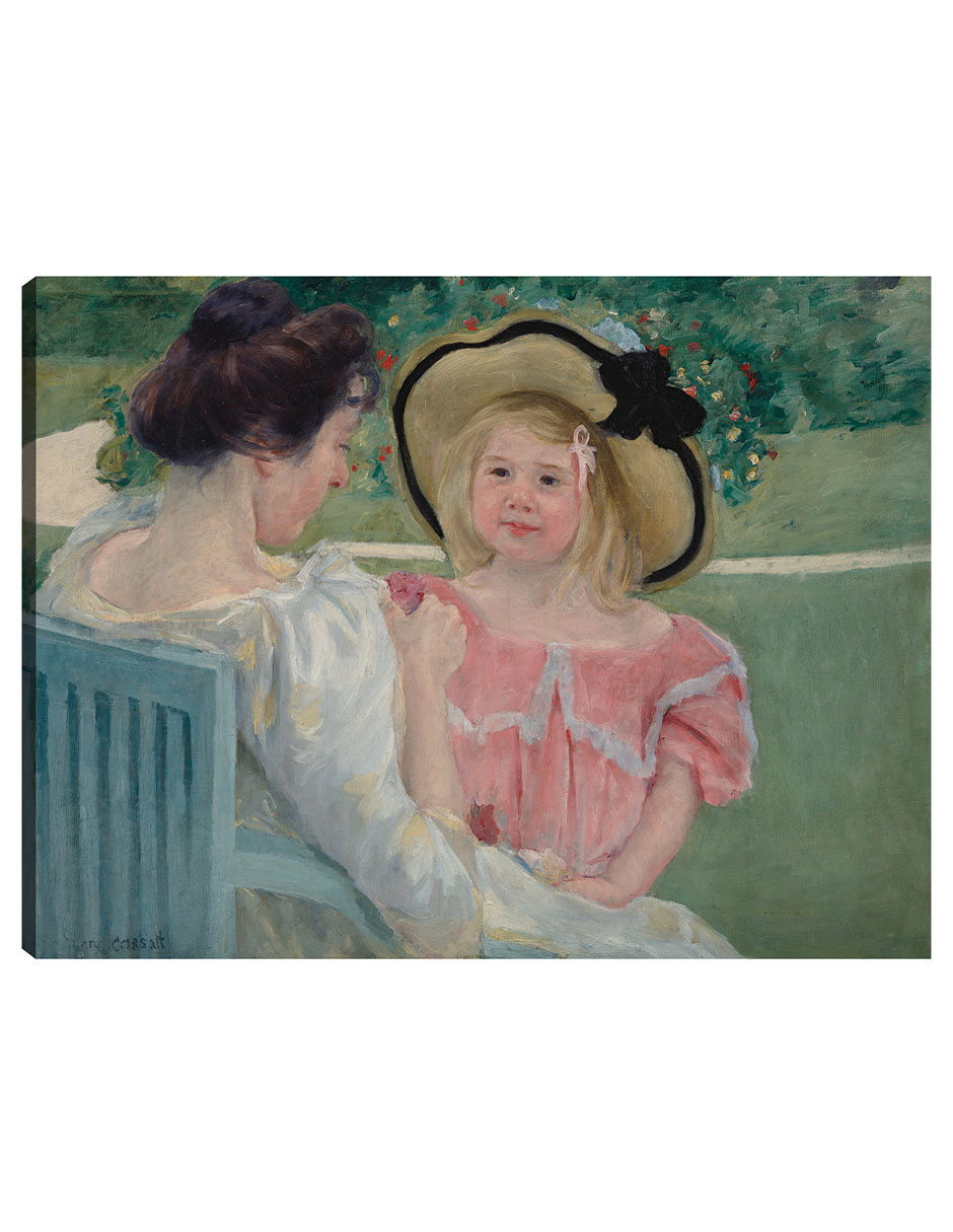 Foto 2 pulgar | Cuadro Decorativo - En El Jardín (1903)- Mary Cassatt - Religión - 69x92 - Impresión En Lienzo - Fine Art Tj