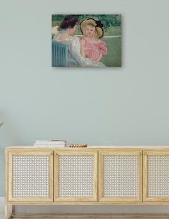 Foto 4 | Cuadro Decorativo - En El Jardín (1903)- Mary Cassatt - Religión - 69x92 - Impresión En Lienzo - Fine Art Tj