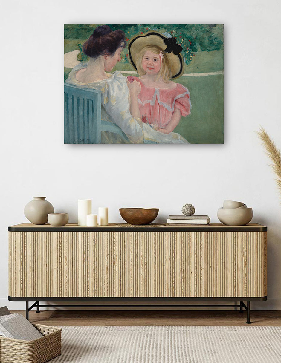 Foto 5 | Cuadro Decorativo - En El Jardín (1903)- Mary Cassatt - Religión - 69x92 - Impresión En Lienzo - Fine Art Tj