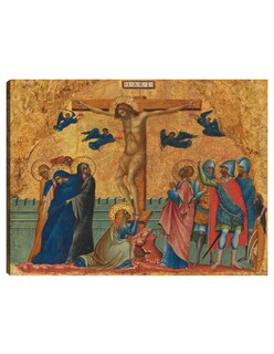 Foto 1 | Cuadro Decorativo - La Crucifixión, C. 1340/1345- Paolo Veneziano - Religión - 69x92 - Impresión En Lienzo - Fine Art