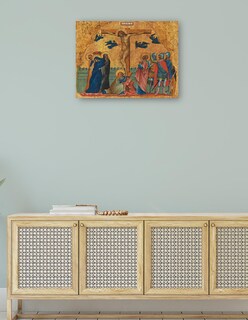 Foto 4 | Cuadro Decorativo - La Crucifixión, C. 1340/1345- Paolo Veneziano - Religión - 69x92 - Impresión En Lienzo - Fine Art