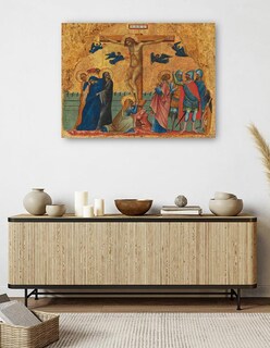 Foto 5 | Cuadro Decorativo - La Crucifixión, C. 1340/1345- Paolo Veneziano - Religión - 69x92 - Impresión En Lienzo - Fine Art