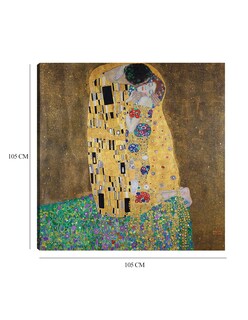 Foto 6 | Cuadro Decorativo - El Beso- Gustav Klimt - Abstracto - 105x105 - Impresión En Lienzo - Fine Art Tj