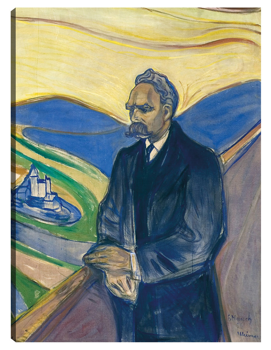 Foto 1 | Cuadro Decorativo - Federico Nietzsche (1906)- Edvard Munch - Fotografía - 69x92 - Impresión En Lienzo - Fine Art Tj