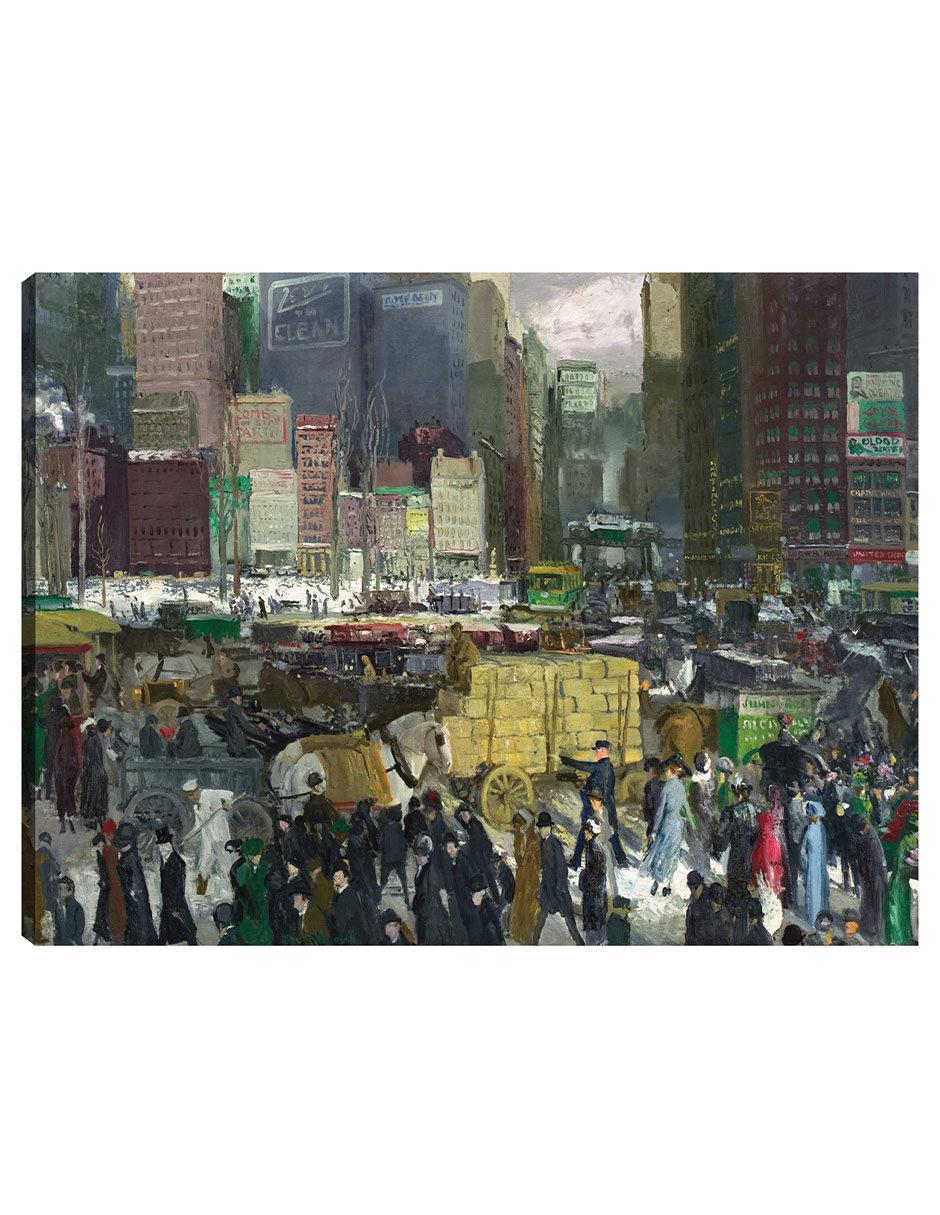 Foto 2 pulgar | Cuadro Decorativo - Nueva York- George Bellows - Ciudades - 28x36 - Impresión En Lienzo - Fine Art Tj