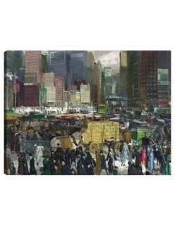 Foto 1 | Cuadro Decorativo - Nueva York- George Bellows - Ciudades - 28x36 - Impresión En Lienzo - Fine Art Tj