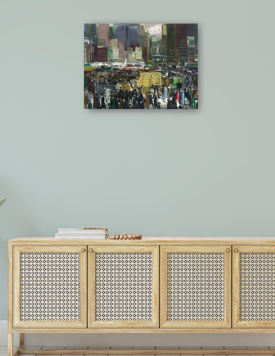 Foto 5 pulgar | Cuadro Decorativo - Nueva York- George Bellows - Ciudades - 28x36 - Impresión En Lienzo - Fine Art Tj