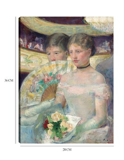 Foto 6 | Cuadro Decorativo - El Palco- Mary Cassatt - Fotografía - 28x36 - Impresión En Lienzo - Fine Art Tj