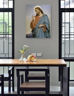 Foto 4 | Cuadro Decorativo - Cristo Llorando Sobre Jerusalén (1849)- Ary Scheffer - Religión - 28x36 - Impresión En Lie