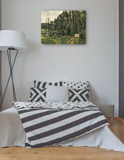 Foto 3 | Cuadro Decorativo - Álamos (1879 - 1880)- Paul Cézanne - Religión - 69x92 - Impresión En Lienzo - Fine Art Tj