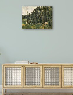 Foto 4 | Cuadro Decorativo - Álamos (1879 - 1880)- Paul Cézanne - Religión - 69x92 - Impresión En Lienzo - Fine Art Tj