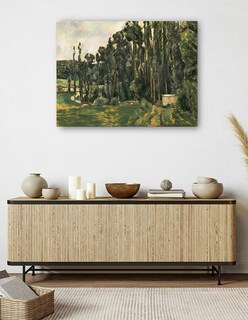 Foto 5 | Cuadro Decorativo - Álamos (1879 - 1880)- Paul Cézanne - Religión - 69x92 - Impresión En Lienzo - Fine Art Tj