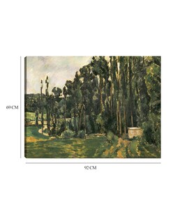 Foto 6 | Cuadro Decorativo - Álamos (1879 - 1880)- Paul Cézanne - Religión - 69x92 - Impresión En Lienzo - Fine Art Tj