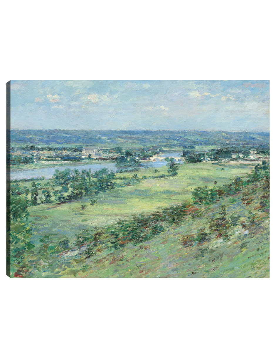 Foto 2 pulgar | Cuadro Decorativo - El Valle Del Sena- Theodore Robinson - Religión - 77x102 - Impresión En Lienzo - Fine Art Tj