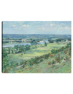Foto 1 | Cuadro Decorativo - El Valle Del Sena- Theodore Robinson - Religión - 77x102 - Impresión En Lienzo - Fine Art Tj