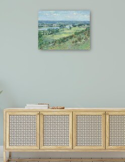 Foto 4 | Cuadro Decorativo - El Valle Del Sena- Theodore Robinson - Religión - 77x102 - Impresión En Lienzo - Fine Art Tj