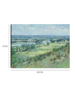 Foto 6 | Cuadro Decorativo - El Valle Del Sena- Theodore Robinson - Religión - 77x102 - Impresión En Lienzo - Fine Art Tj