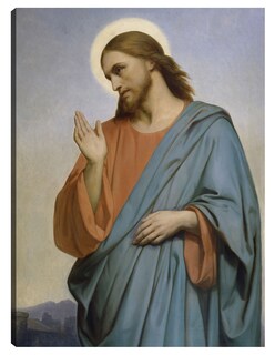 Foto 1 | Cuadro Decorativo - Cristo Llorando Sobre Jerusalén (1849)- Ary Scheffer - Religión - 46x61 - Impresión En Lie