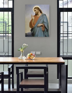 Foto 4 | Cuadro Decorativo - Cristo Llorando Sobre Jerusalén (1849)- Ary Scheffer - Religión - 46x61 - Impresión En Lie
