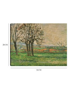 Foto 6 | Cuadro Decorativo - Los Árboles Desnudos En Jas De Bouffan- Paul Cézanne - Religión - 28x36 - Impresión En Li