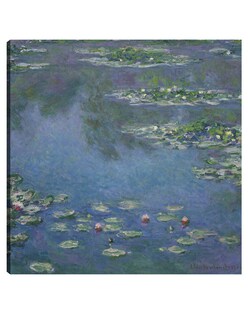 Foto 1 | Cuadro Decorativo - Lirios De Agua (1906)- Claude Monet - Paisaje - 51x51 - Impresión En Lienzo - Fine Art Tj