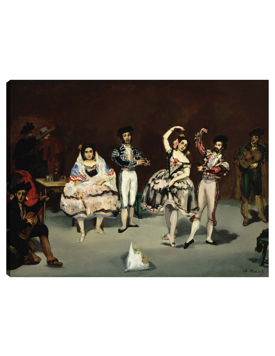 Foto 2 pulgar | Cuadro Decorativo - Ballet Español- Edouard Manet - Fotografía - 69x92 - Impresión En Lienzo - Fine Art Tj