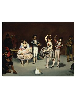 Foto 1 | Cuadro Decorativo - Ballet Español- Edouard Manet - Fotografía - 69x92 - Impresión En Lienzo - Fine Art Tj