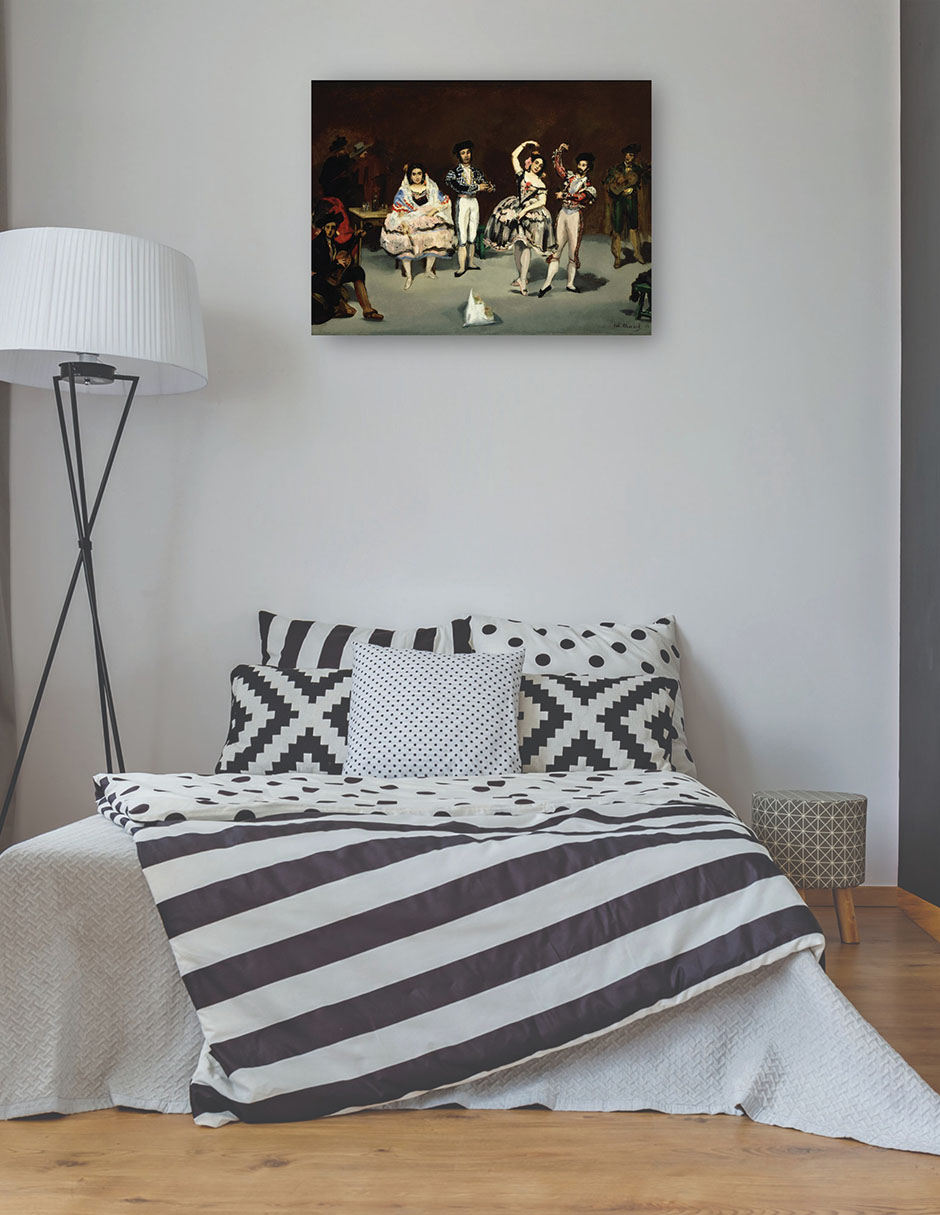 Foto 4 pulgar | Cuadro Decorativo - Ballet Español- Edouard Manet - Fotografía - 69x92 - Impresión En Lienzo - Fine Art Tj