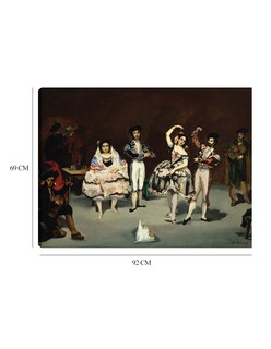 Foto 6 | Cuadro Decorativo - Ballet Español- Edouard Manet - Fotografía - 69x92 - Impresión En Lienzo - Fine Art Tj