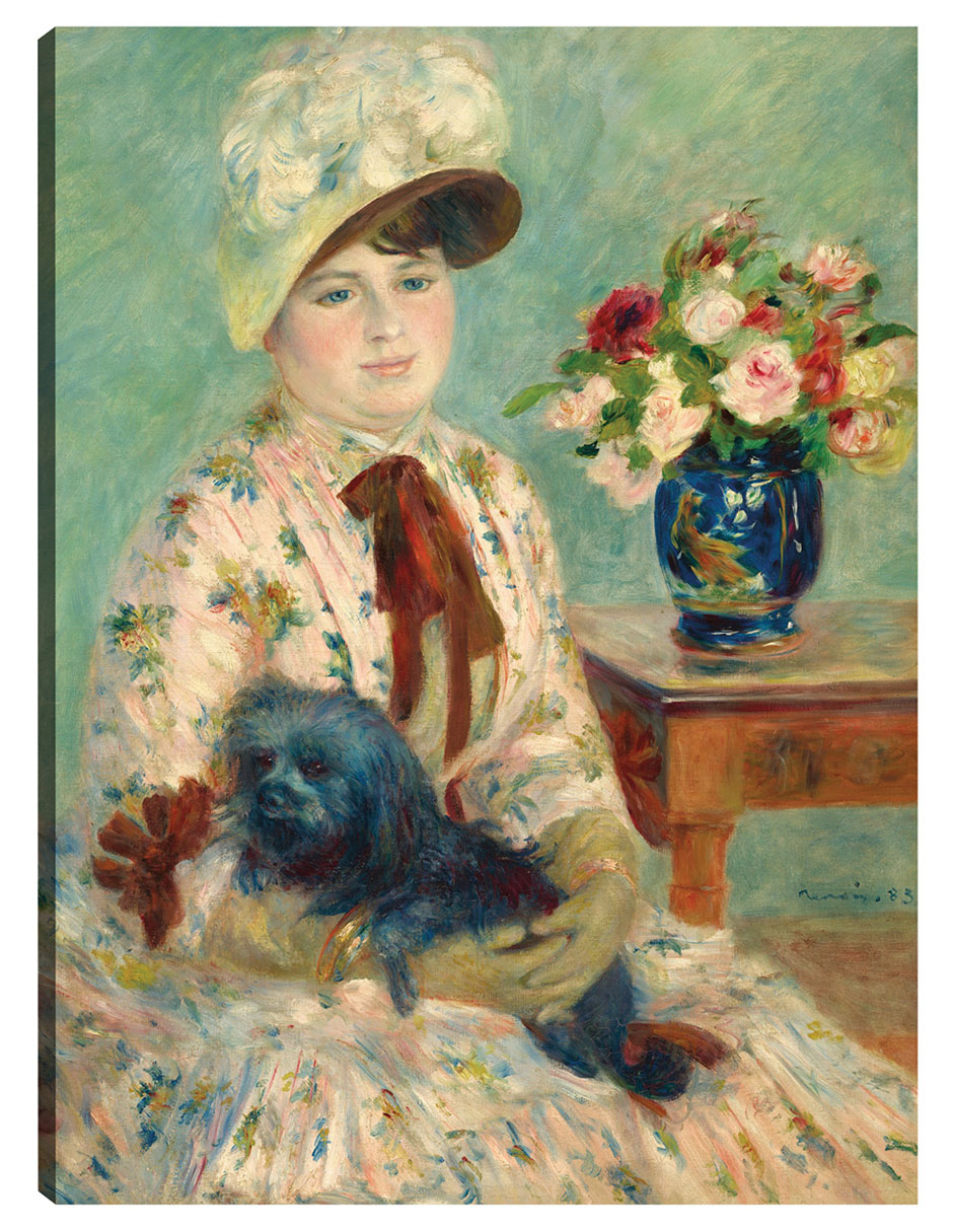 Foto 2 pulgar | Cuadro Decorativo - Señorita Charlotte Bertheir- Pierre-auguste Renoir - Fotografía - 28x36 - Impresión En Lie